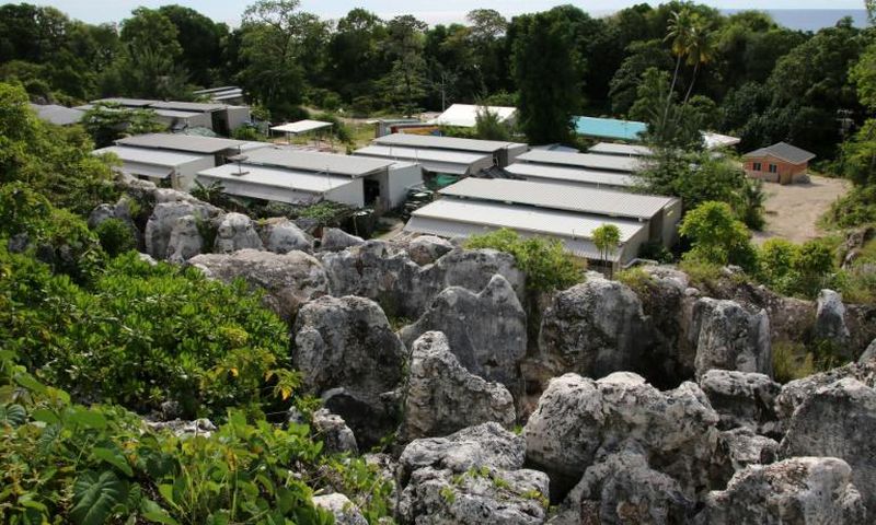 Around 160 people remain on the island of Nauru, including women and children