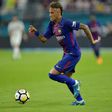 Neymar of Barcelona vies for the ball with Real Madrid during their International Champions Cup football match at Hard Rock Stadium on July 29, 2017 in Miami, Florida