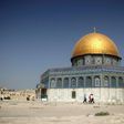 The Dome of the Rock in the old city of Jerusalem