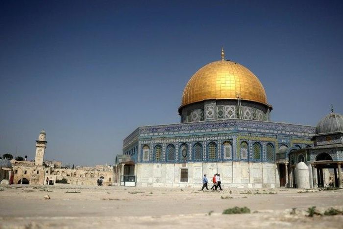 The Dome of the Rock in the old city of Jerusalem