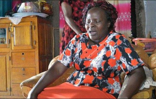 Sharon's baby burial ceremony. Sharon Otieno’s mother Melida Auma fainted after being overwhelmed by emotion as the body of her daughter arrived at their homestead in Migori on Thursday for pre-burial ceremony.