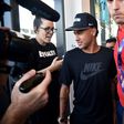 Barcelona's Brazilian forward Neymar takes part in a event organized by a sports shop in Miami, on July 28, 2017