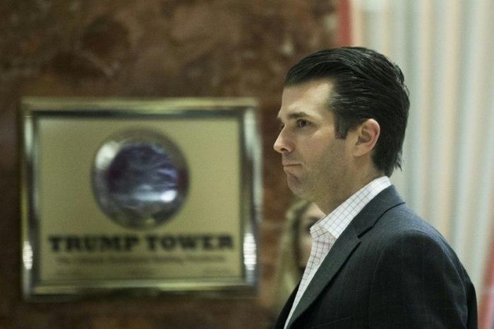 Donald Trump Jr in December 2016 in Trump Tower in New York