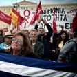 Demonstrators took to the streets as Greek lawmakers fulfilled the eurozone's latest demands for painful reforms in a vote last week