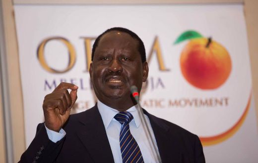 ODM leader Raila Odinga