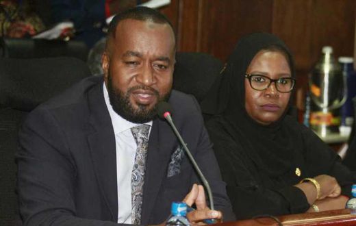 Mombasa Finance CEC Maryam Abdillahi (right) sentenced to 6 months in jail over contempt of court