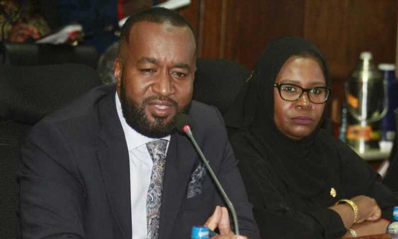 Mombasa Finance CEC Maryam Abdillahi (right) sentenced to 6 months in jail over contempt of court