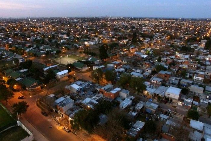 La Granada slum is located next to the venue where Lionel Messi and Antonella Roccuzzo will wed on June 30, in their hometown of Rosario, Argentina