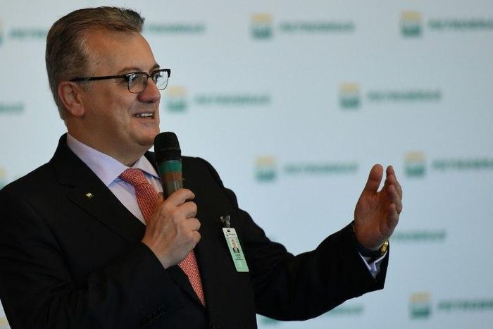 Aldemar Bendine, pictured in this December 15, 2015 file photo, is accused of working with associates to organize 3 million reais in bribes from Odebrecht