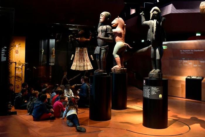 African treasures: The royal statues of the Kingdom of Dahomey -- modern-day Benin -- on display at the Quai Branly Museum-Jacques Chirac in Paris