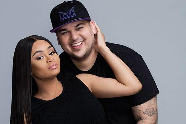 Rob Kardashian and Blac Chyna during happier times