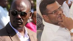 Former governor William Kabogo and former Senator Hassan Omar (Pulse Live)