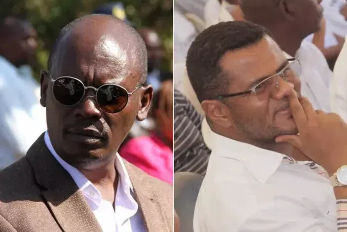 Former governor William Kabogo and former Senator Hassan Omar (Pulse Live)