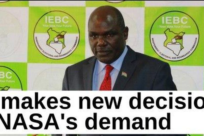 IEBC chairman Wafula Chebukati