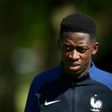 France's forward Ousmane Dembele arrives for a training session in Clairefontaine en Yvelines on June 6, 2017 as part of the team's preparation for the upcoming WC 2018 qualifiers against Sweden