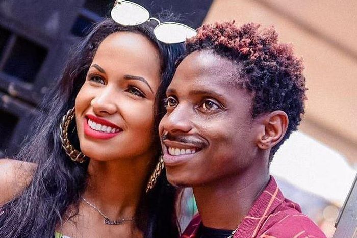 Eric Omondi with his fiancée Chantal. I'm not aware of any wedding in September – Eric Omondi
