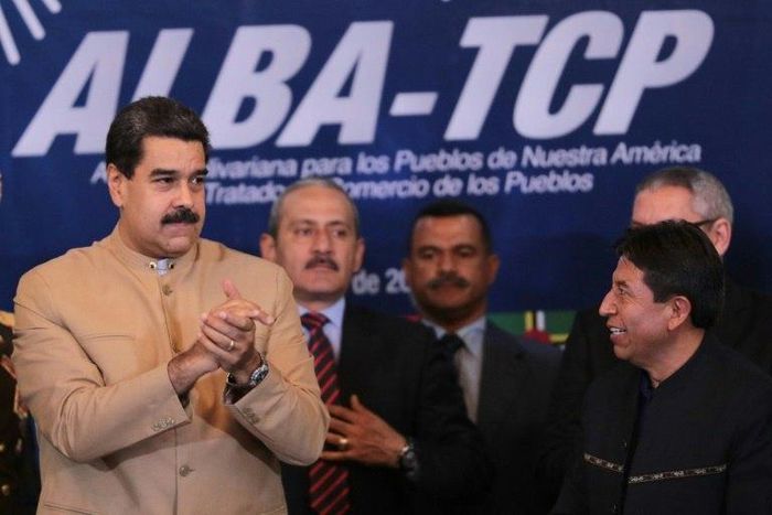 The US has imposed a few new rounds of sanctions over efforts by Venezuelan President Nicolas Maduro (L) to install an all-powerful new Constituent Assembly