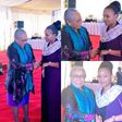 Grace Mslame with Margret Kenyatta. Grace Msalame speaks after surgery