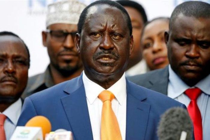 ODM leader Raila Odinga. He called off party's crisis meeting after some party officials failed to show up.