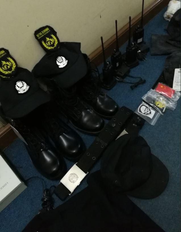 5 Chinese Nationals arrested with Dangerous items threatening national security