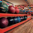 The bowling alley in Asmara, Eritrea's capital, has an art-deco style interior with coloured glass