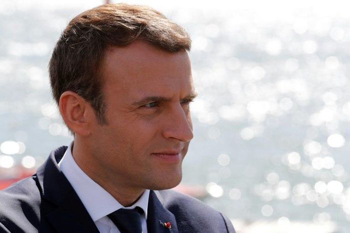 French President Emmanuel Macron, a centrist 39-year-old former banker, was elected on May 7 with 66 percent of the votes, soundly beating far-right rival Marine Le Pen