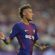 Neymar of Barcelona reacts during their International Champions Cup football match at Hard Rock Stadium on July 29, 2017 in Miami, Florida