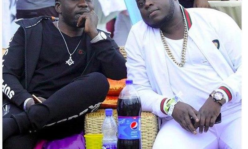 The Rich Gang president with a friend