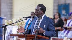 File image of Raila Odinga. He has assured his supporters that he is not abandoning them