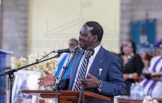 File image of Raila Odinga. He has assured his supporters that he is not abandoning them
