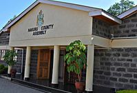 Entrance to the Nakuru County Assembly