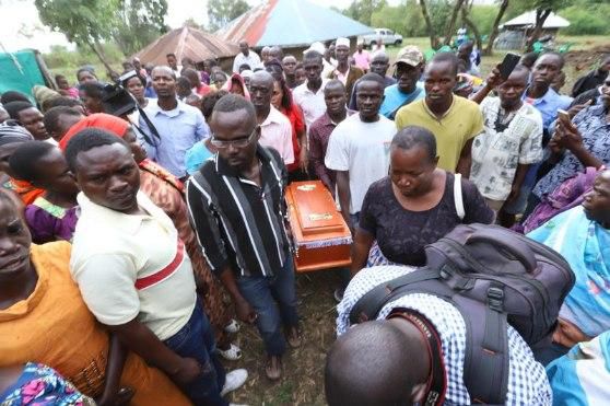 The unusual thing that happened at Sharon Otieno's home, ahead of her burial
