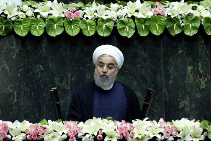 In a speech to parliament, Iran's President Hassan Rouhani hit out at US counterpart Donald Trump saying that he had shown the world that Washington was 'not a good partner'