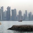 A general view of the Qatari capital Doha
