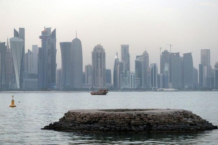 A general view of the Qatari capital Doha