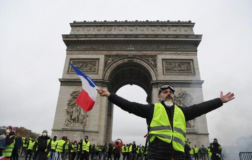 The Arc de Triomphe was covered in graffiti and its museum and lobby ransacked during the "yellow vest" protests in Paris on December 1