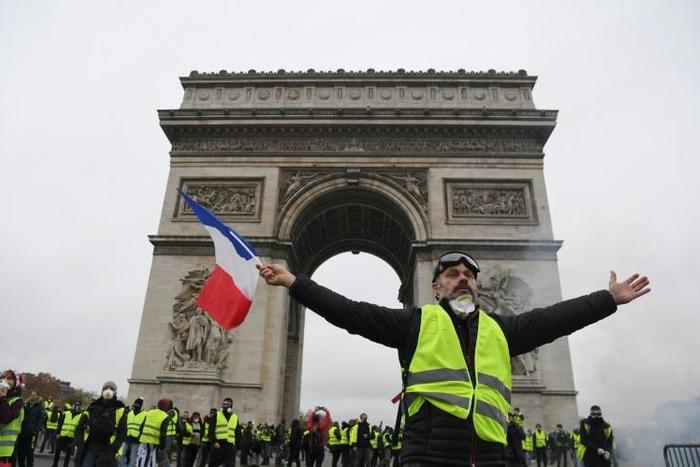 The Arc de Triomphe was covered in graffiti and its museum and lobby ransacked during the "yellow vest" protests in Paris on December 1