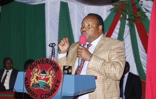 Kiambu Governor Ferdinand Waititu