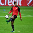 Southampton's Dutch defender Virgil Van Dijk takes part in training session at the San Siro Stadium in Milan on October 19, 2016