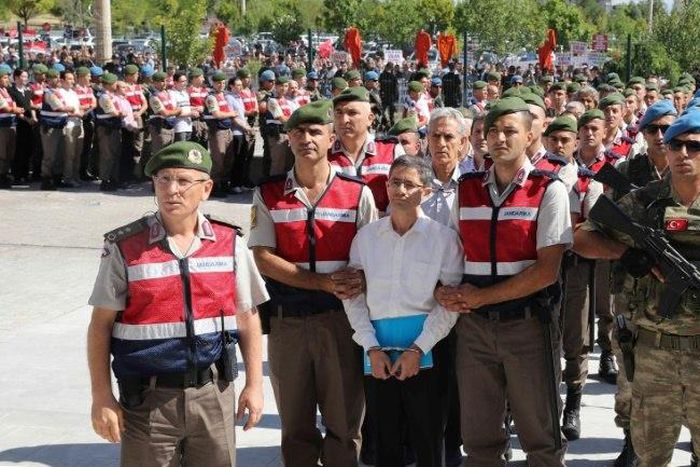 Defendents are accused of running last year's attempted coup bid from an airbase northwest of Ankara