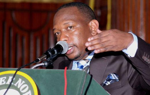 Nairobi Governor Mike Sonko during a past function
