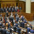 Ukrainian lawmakers, whose chamber is seen in 2016, by a vote of 276 to 25 approved legal amendments enshrining seeking membership in NATO as one of Kiev's foreign policy priorities