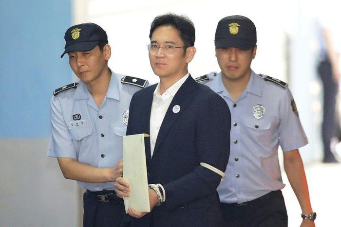 Samsung Group heir Lee Jae-yong, South Korea's top business tycoon, was jailed for bribery on Friday in Seoul