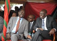 Let everyone carry their own cross - Raila fires back at DP Ruto's camp