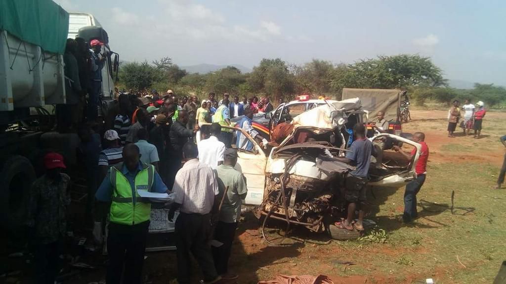 Lorry and PSV vehicle involved in a past accident
