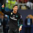 Real Madrid's forward Cristiano Ronaldo gestures during the UEFA Super Cup football match between Real Madrid and Manchester United on August 8, 2017