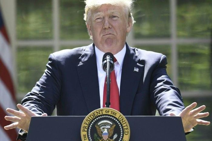 President Donald Trump announced Thursday the US would immediately stop implementing the "bad" Paris climate deal brokered by his predecessor Barack Obama in 2015 in tandem with Chinese leaders