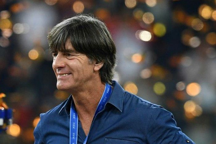 Germany's coach Joachim Loew reacts after Germany beat Chile in the Confederations Cup final