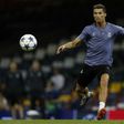 Real Madrid's striker Cristiano Ronaldo takes part in a training session at The Principality Stadium in Cardiff, south Wales, on June 2, 2017