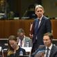 Britain's finance minister Philip Hammond arrives has acknowledged there are divisions in the cabinet over Brexit